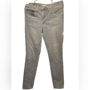 Levi's Gray Skinny Jeans Modern Distressed